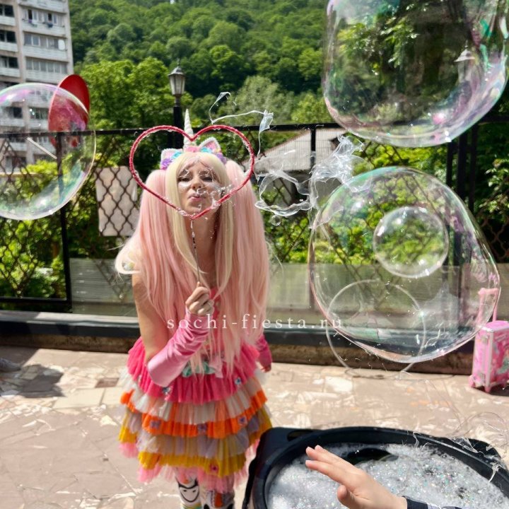 Шоу мыльных пузырей в Тольятти