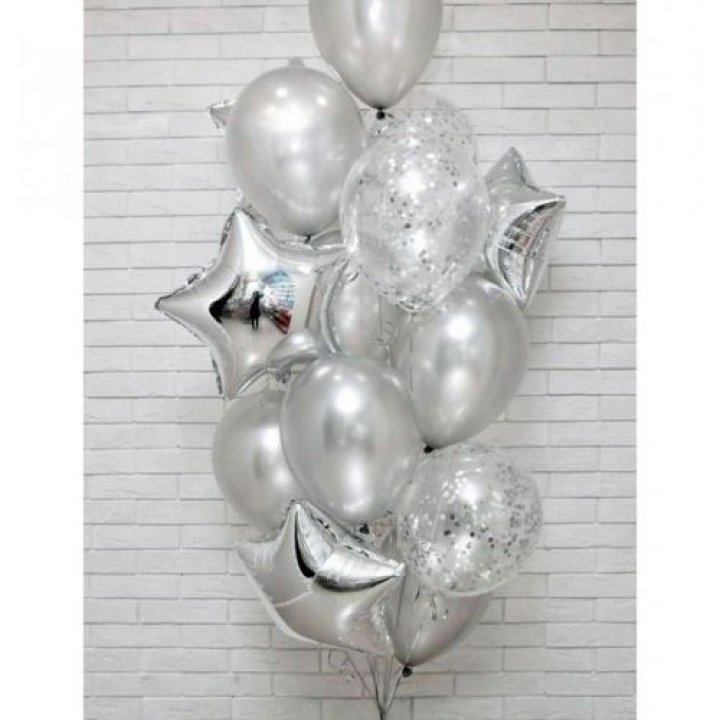 Фонтан шаров "Сильвер мун" в Тольятти