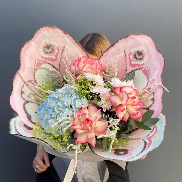 Дизайнерский букет бабочка №5 в Тольятти