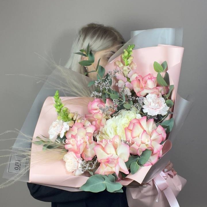  Букет  "Закат для неё" в Тольятти