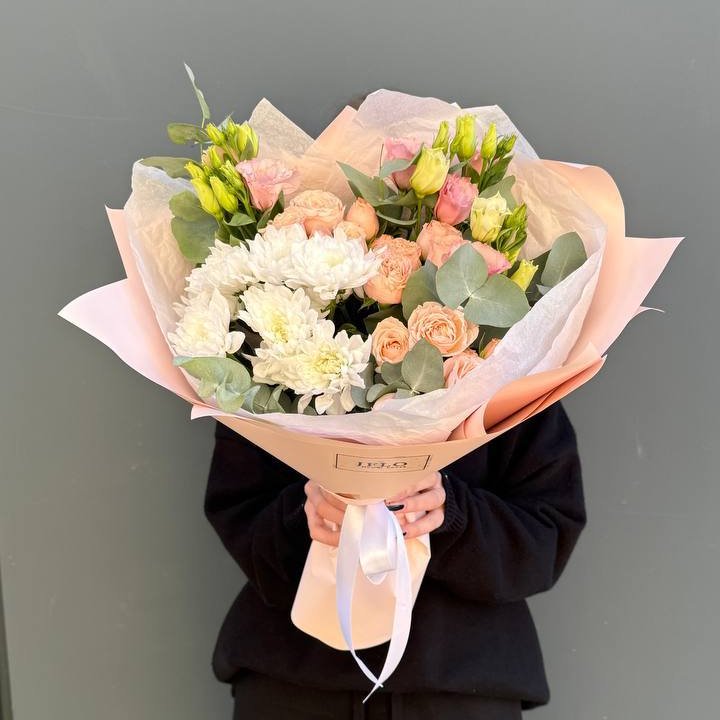 Букет "Персиковая нежность" в Тольятти