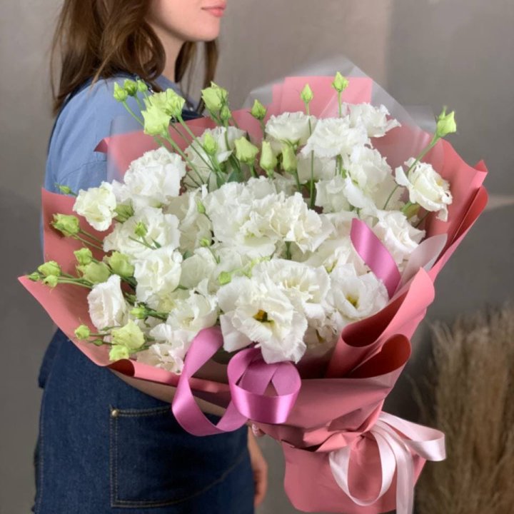 Букет эустом "Пудра" в Тольятти