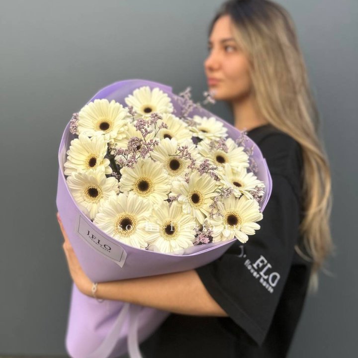 Букет голландских гербер "Лавандер" в Тольятти