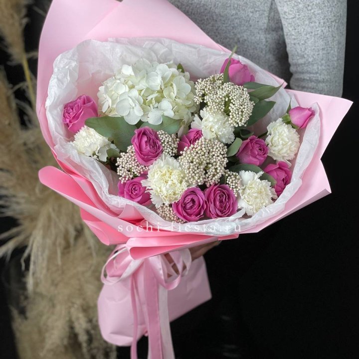 Букет с мисти бабблс №1 в Тольятти