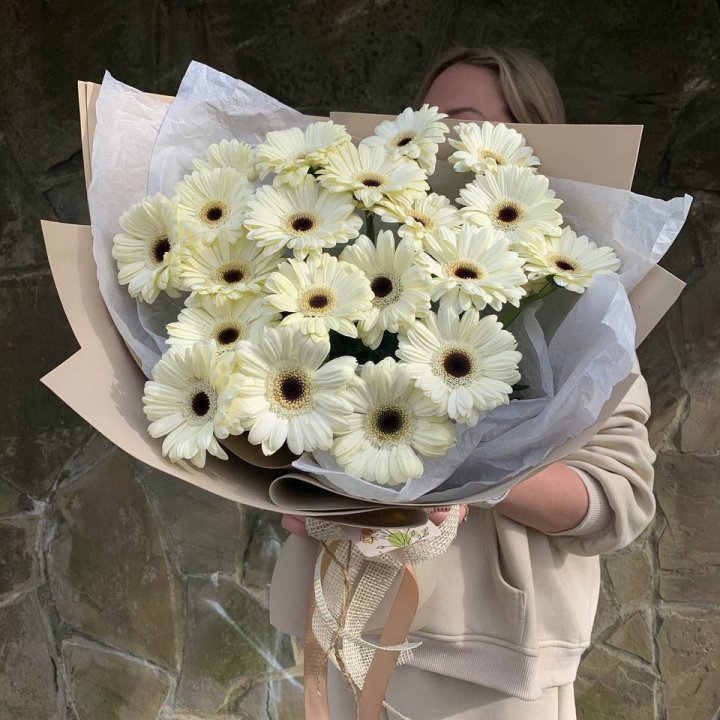 Букет голландских гербер "Шейн"" в Тольятти