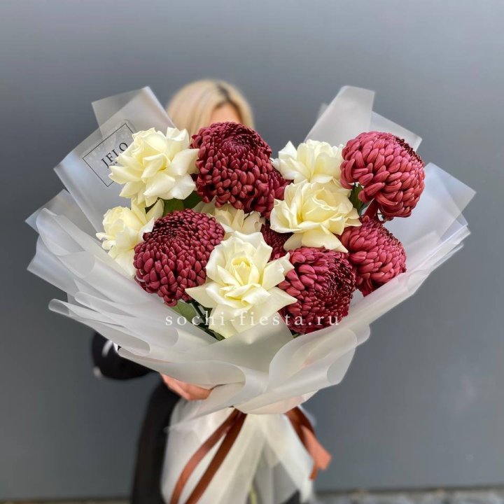 Дуо бигуди и розы в Тольятти