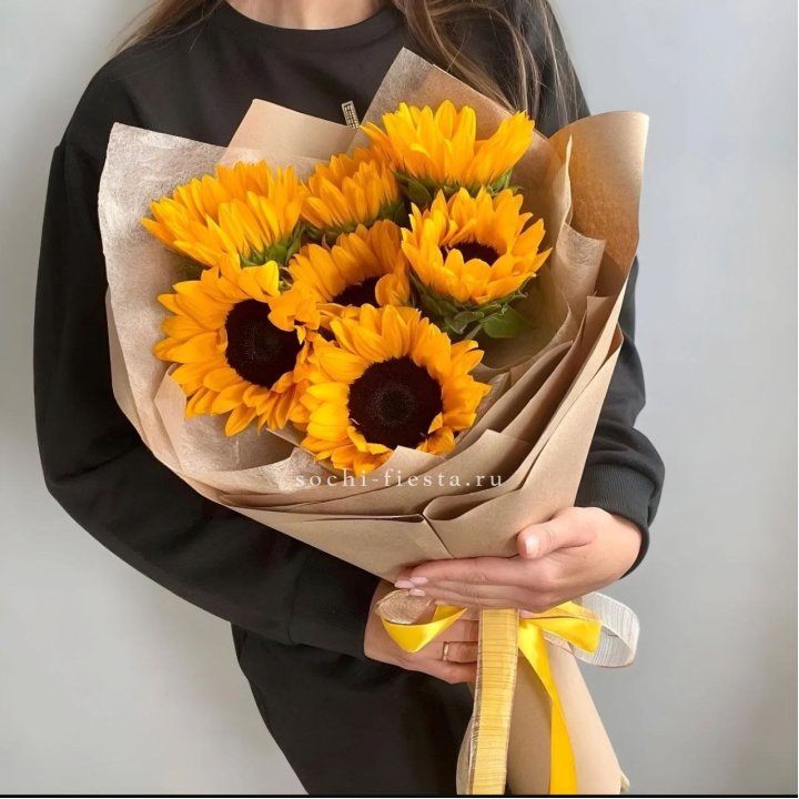 Букет из подсолнухов в Тольятти