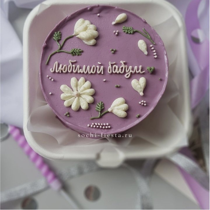 Бенто-торт "Любимой бабуле" в Тольятти