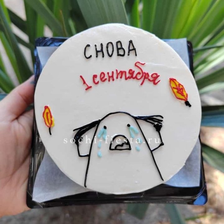 Бенто-торт "Не опять, а снова..." в Тольятти