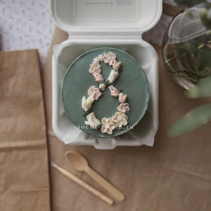 Бенто-торт "8 марта" green  в Тольятти