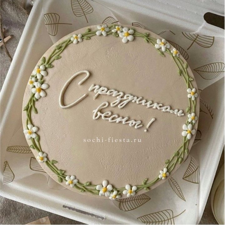 Бенто-торт "C праздником весны!"  в Тольятти