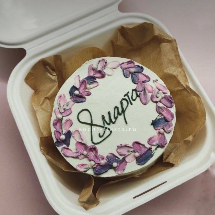 Бенто-торт "8 марта цветы"  в Тольятти