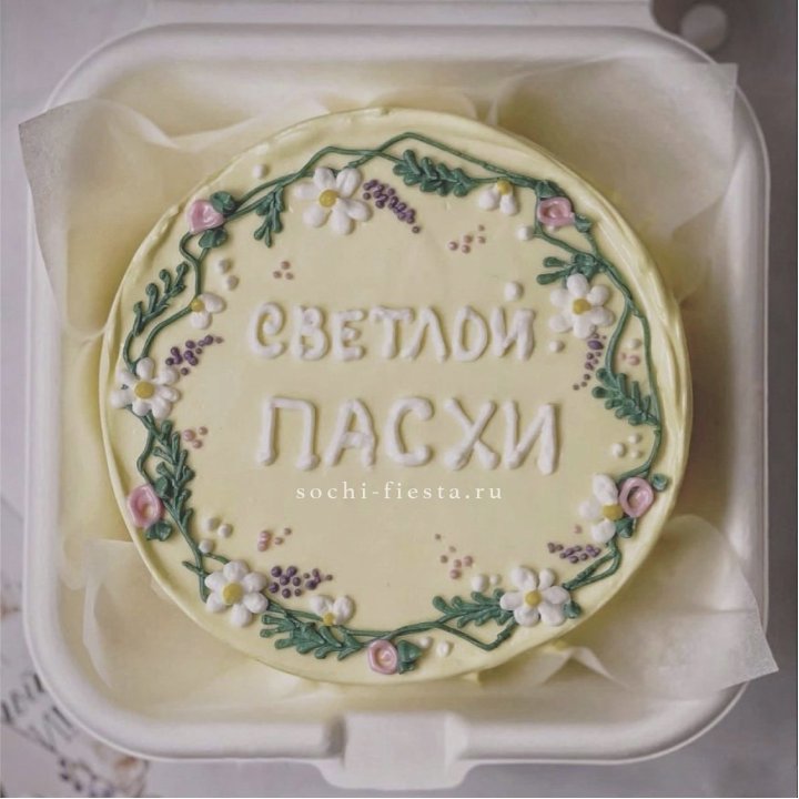 Бенто-торт "Светлой Пасхи" 2 в Тольятти