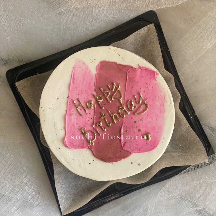 Бенто-торт "С днём рождения" пастель в Тольятти