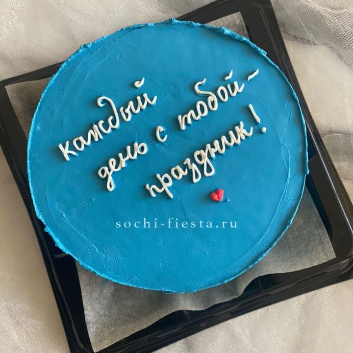 Бенто-торт "Каждый день с тобой праздник"  в Тольятти