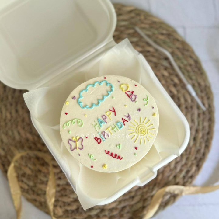 Бенто-торт "С днем рождения!"  в Тольятти