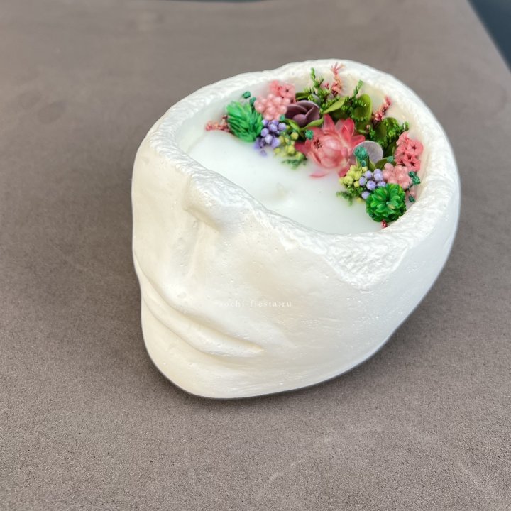 Свеча ароматическая в гипсе  в Тольятти