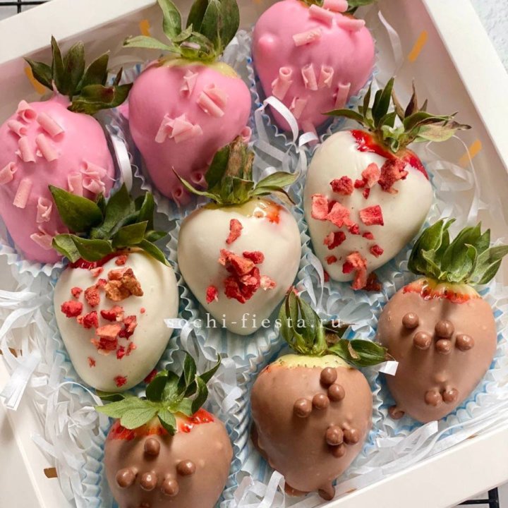 Клубника в шоколаде 9 ягод в Тольятти