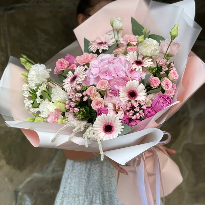 Авторский букет Пич в Тольятти