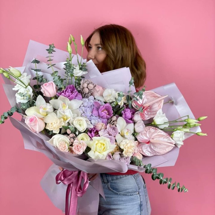 Дизайнерский букет "Вероника" в Тольятти