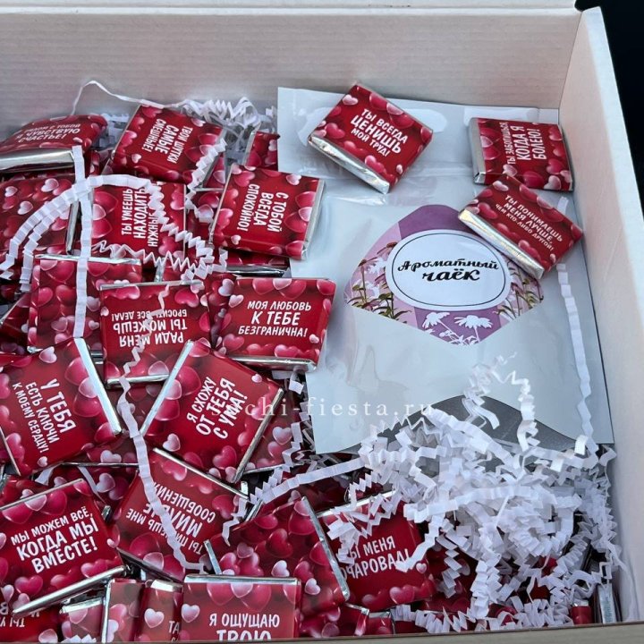 Набор Шоколад и Чай "101 причина любви" в Тольятти