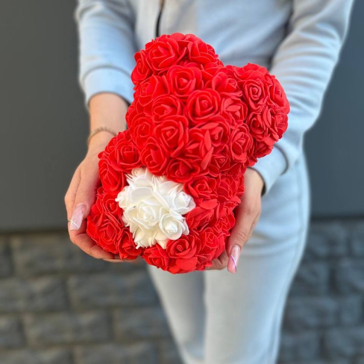 Медведь с белым сердцем в Тольятти