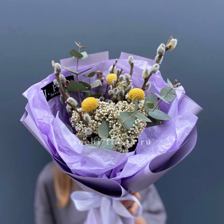 Букет с Вербой №1 в Тольятти