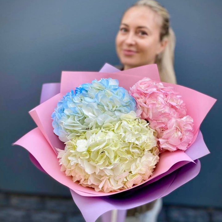 Букет гортензий "Тоника" в Тольятти