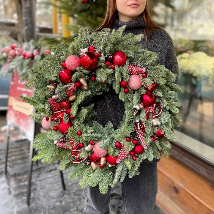 Рождественский венок  в Тольятти