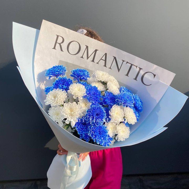 Букет кустовых хризантем  в Тольятти