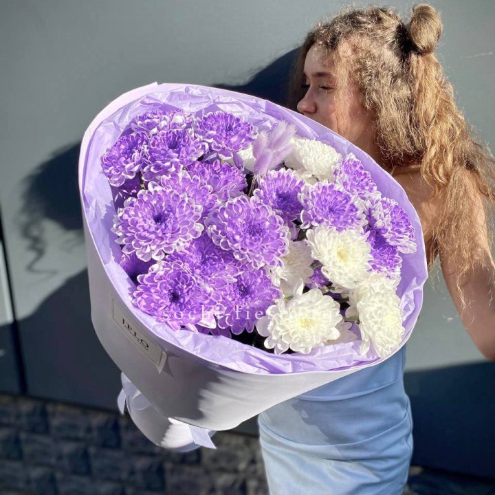  Букет хризантем "Сирена" в Тольятти