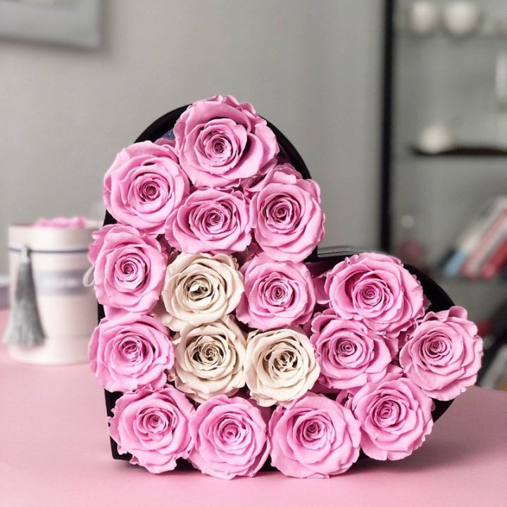 Сердце из роз в Тольятти