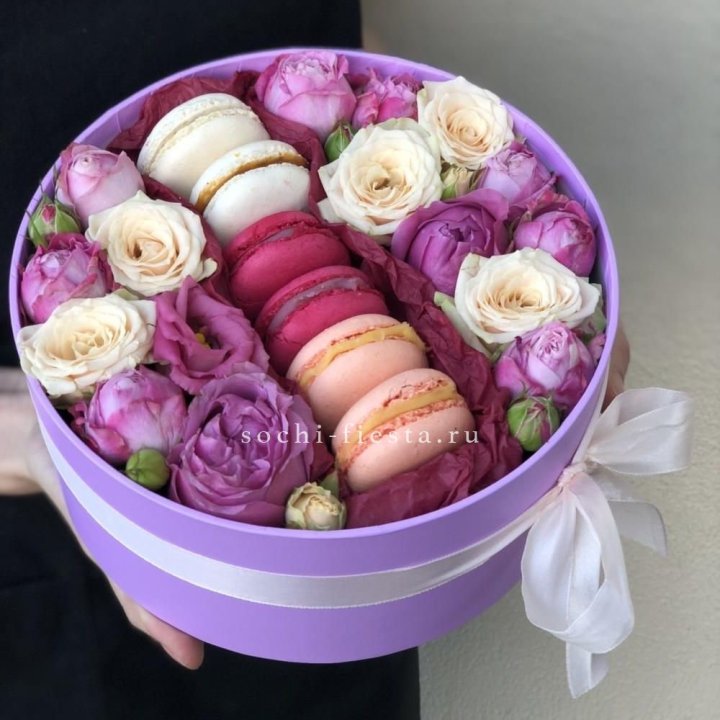 Цветочный бокс "Лаванди" в Тольятти