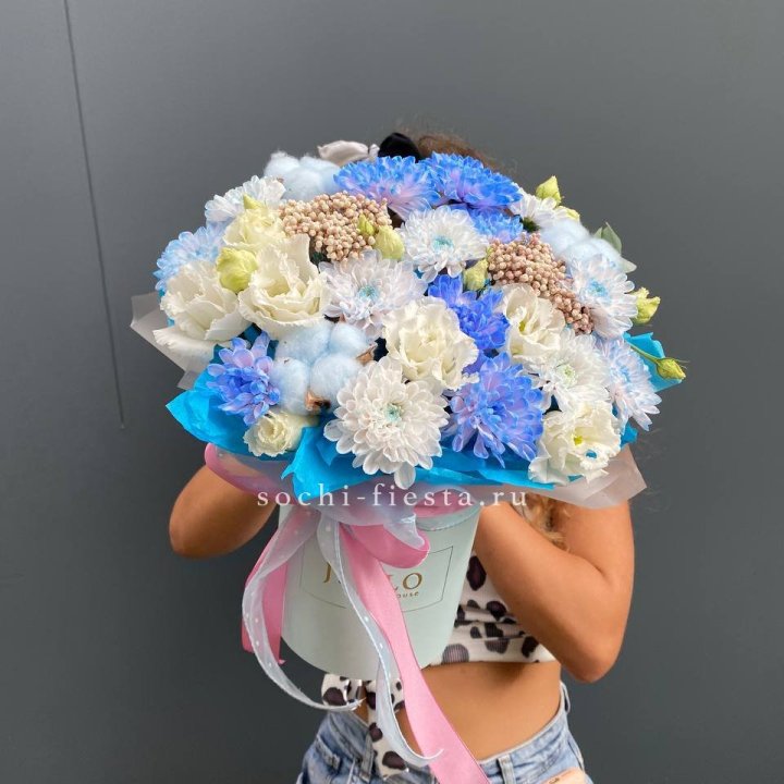 Коробка цветов  " Облако" в Тольятти