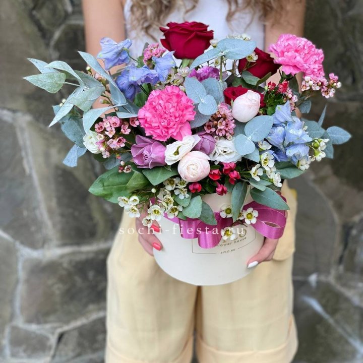 Цветочный бокс №4 в Тольятти