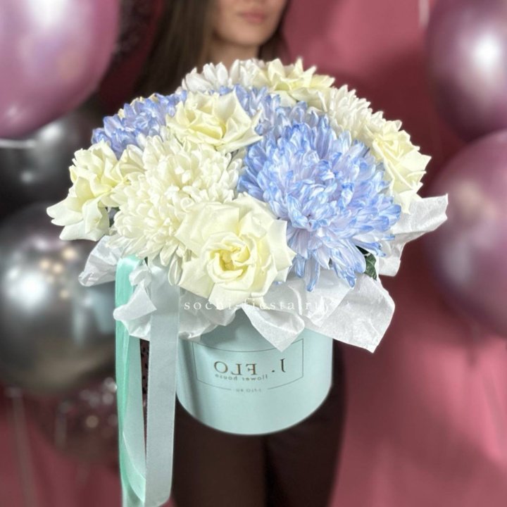 Коробка с цветами "Вольта" в Тольятти