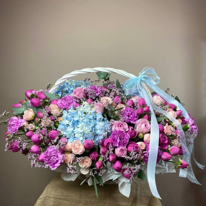 Авторская корзина "Лавандерия" в Тольятти