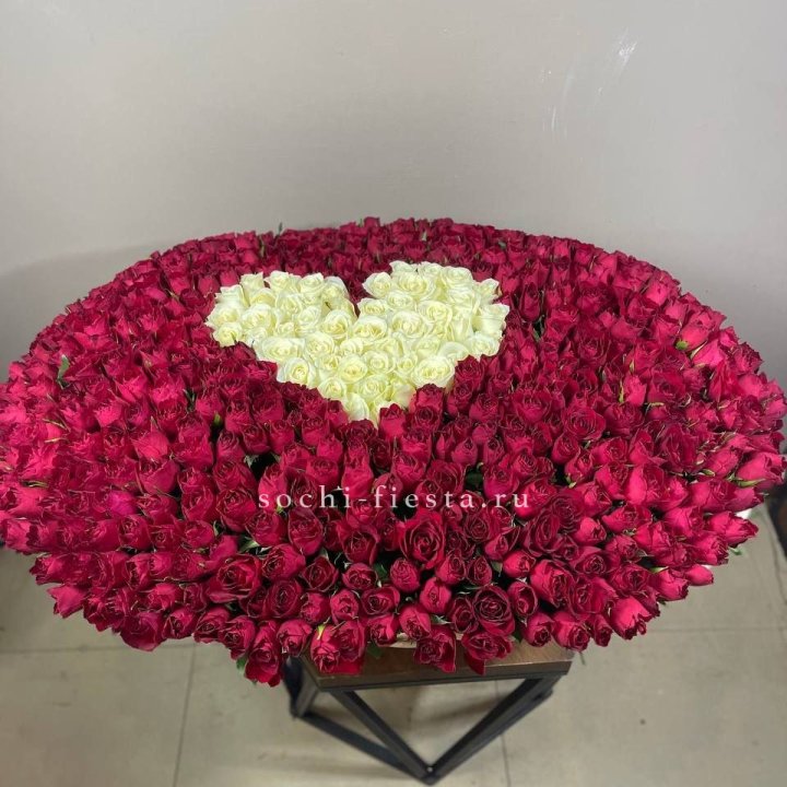 501 роза в корзине в Тольятти