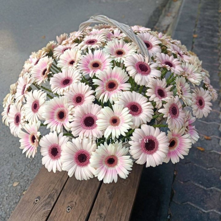 Корзина с герберами  в Тольятти