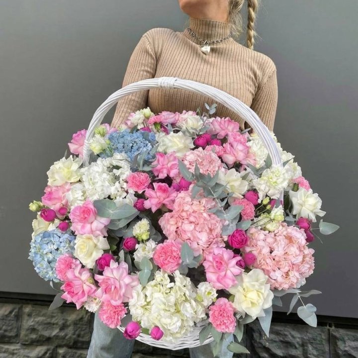 Цветочная корзина №3 в Тольятти