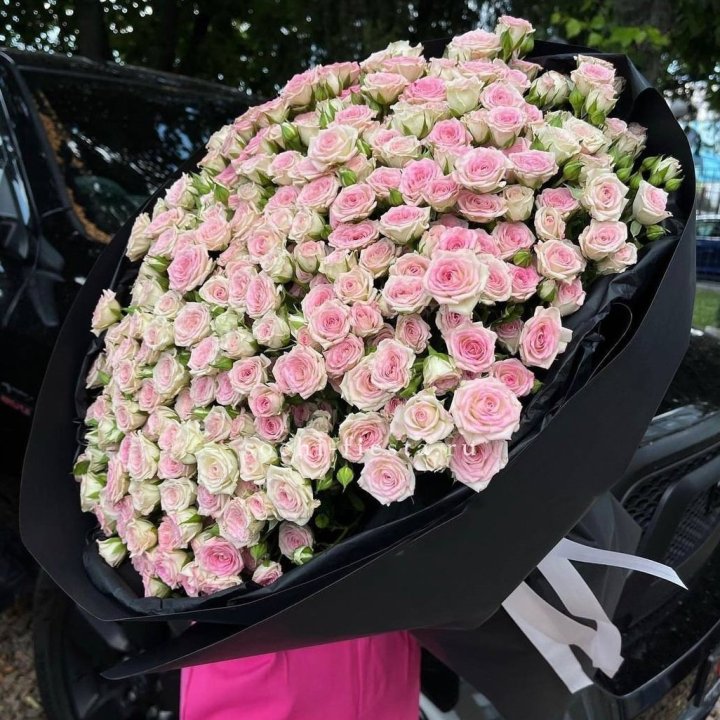 101 кустовая роза "Твистер" в Тольятти