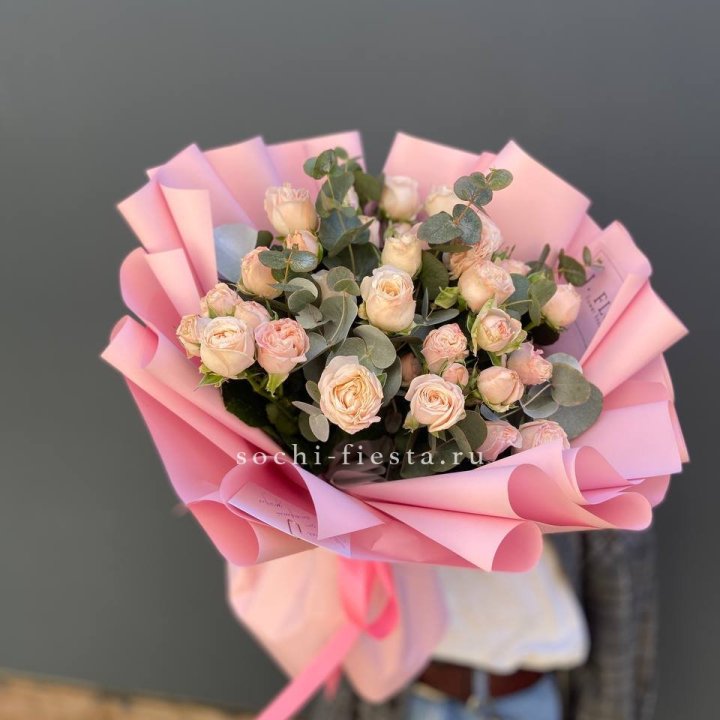 Букет пионовидных роз Cute Love в Тольятти