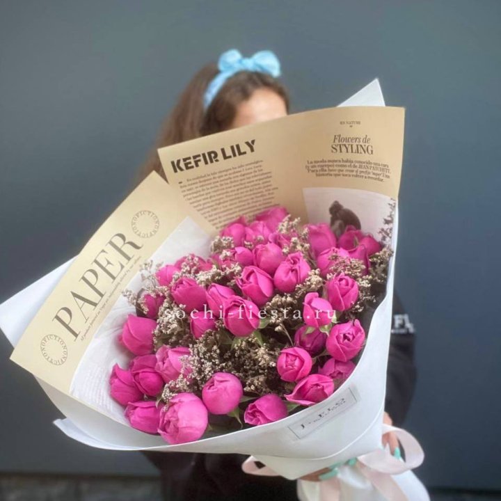 Пионовидные розы баблс №3 в Тольятти