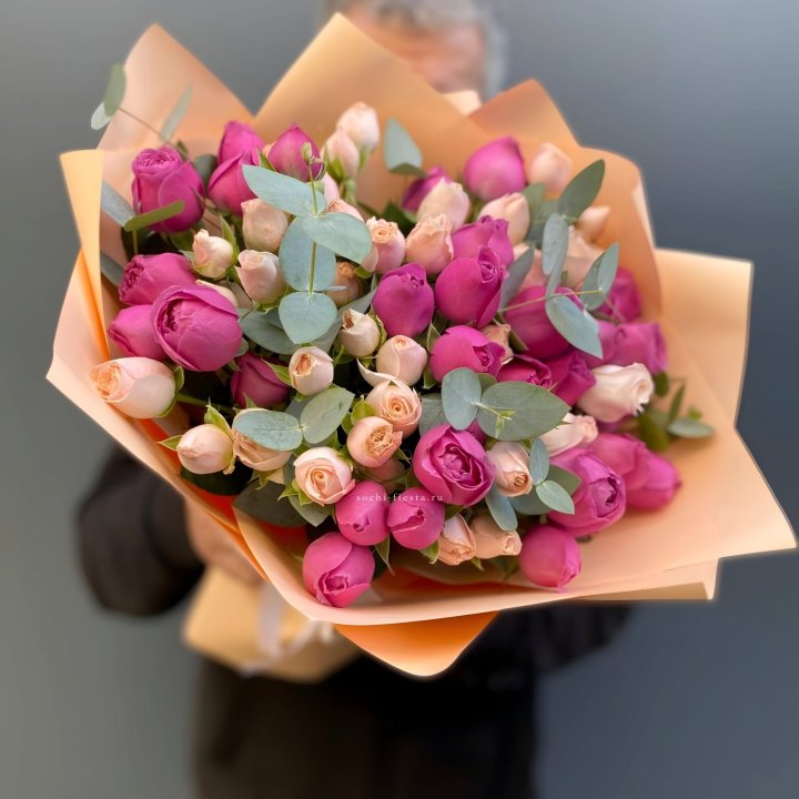 Букет кустовых роз Тендернес в Тольятти