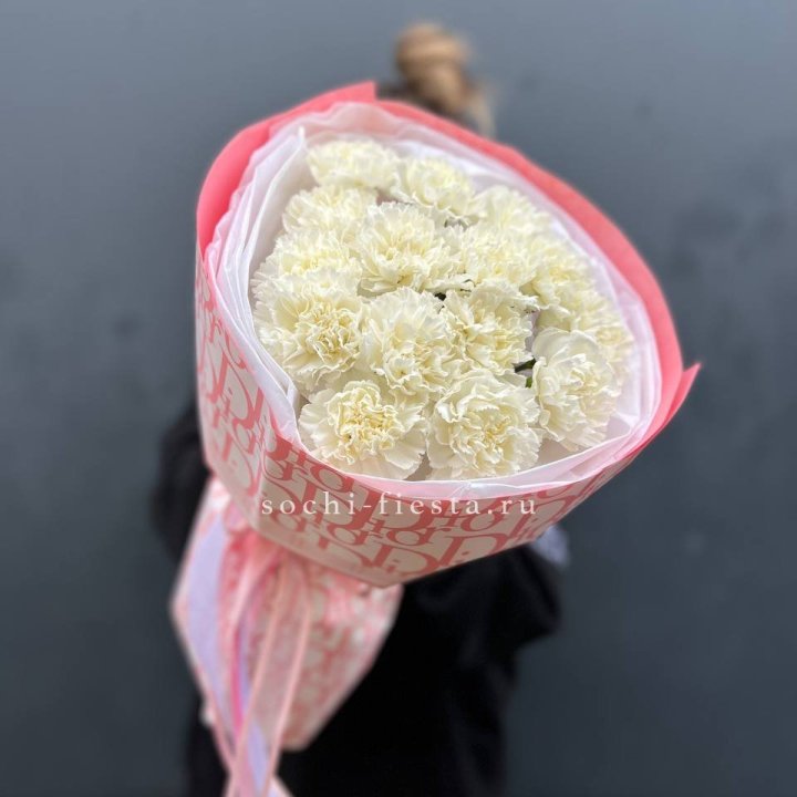 Белые диантусы №2 в Тольятти