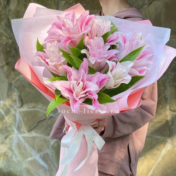 Букет пионовидных лилий №2 в Тольятти