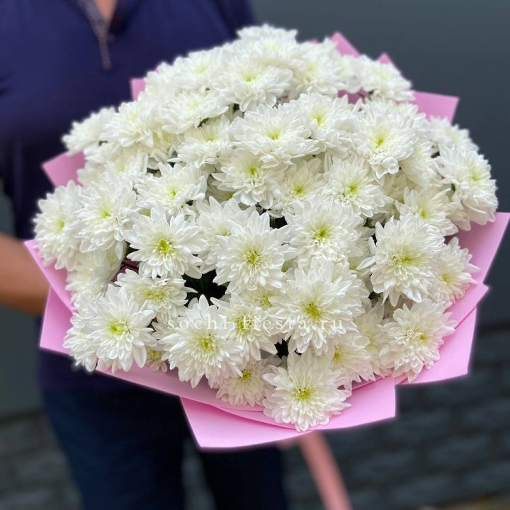  Букет 15 хризантем  в Тольятти