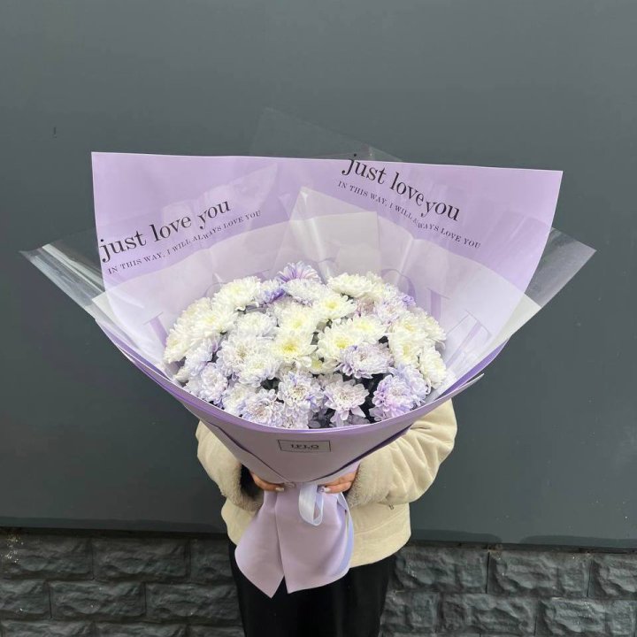 9 воздушных хризантем в Тольятти