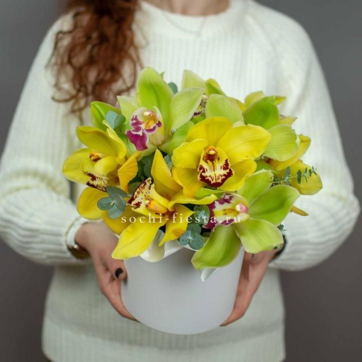 Бокс с орхидей №1 в Тольятти