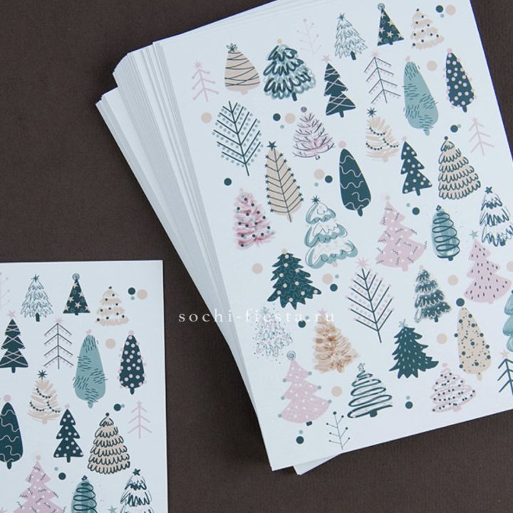 Открытка к букету "Елки" в Тольятти